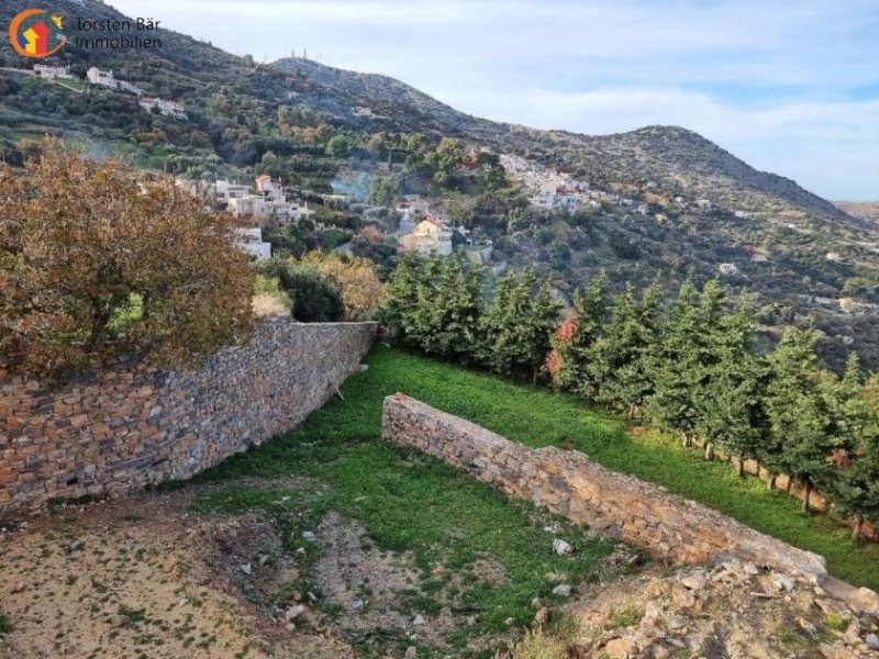 Rodia-Heraklion Nord-Kreta: Rodia-Heraklion Naturstein Luxusvilla mit Panorama Meerblick Haus kaufen